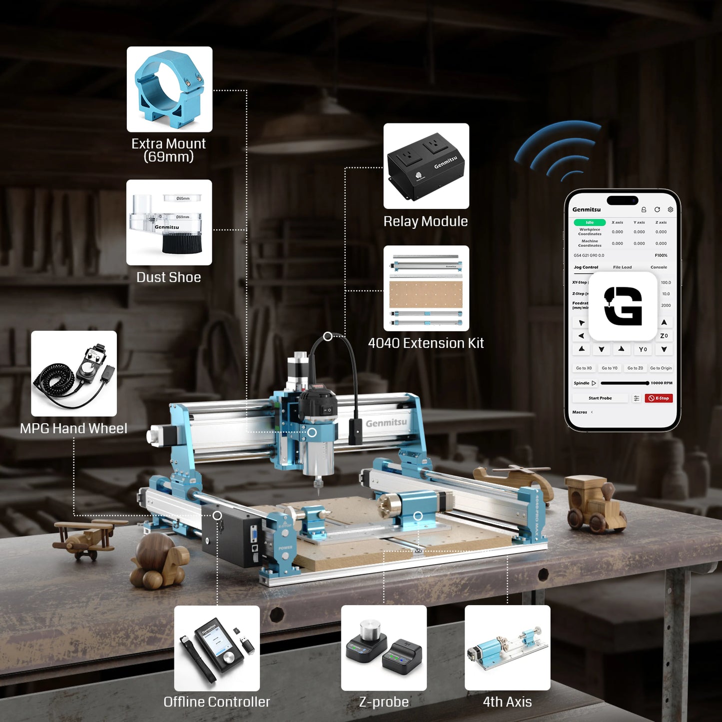 Genmitsu - 4040-PRO MAX CNC Router Machine