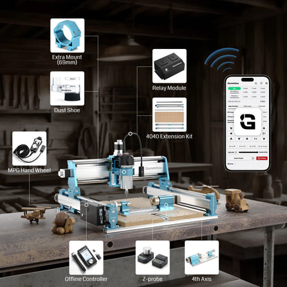 Genmitsu - 4040-PRO MAX CNC Router Machine
