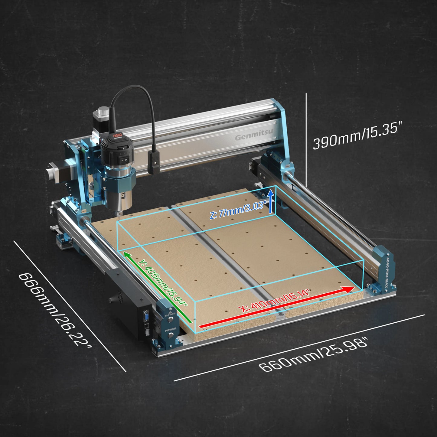 Genmitsu - 4040-PRO MAX CNC Router Machine