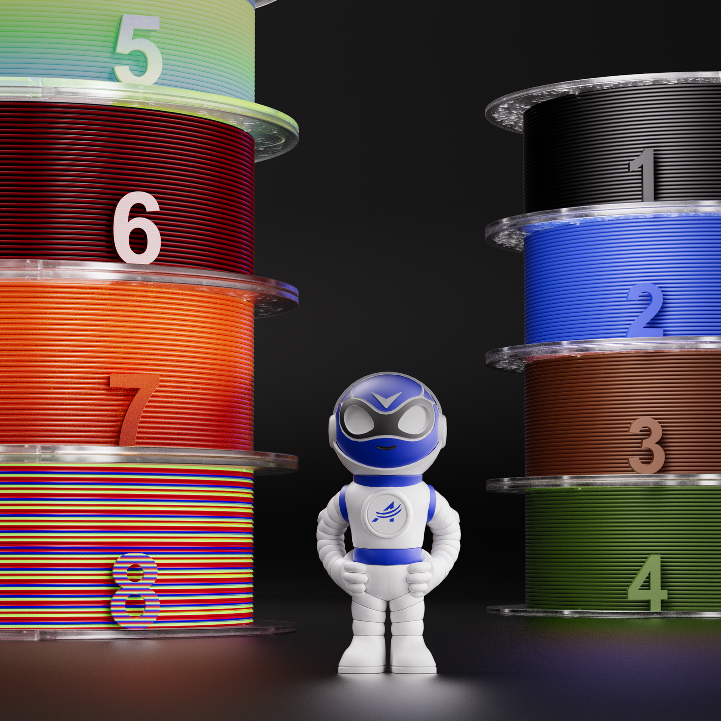 Amolen - 8th Anniversary PLA Color Bundle – 4 × 1KG