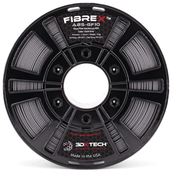 FibreX ABS+GF Glass Fiber Reinforced Filament (750g / 2kg / 4kg)