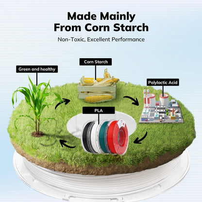 Amolen - PLA Basic Variety Pack (4 x 250g), 1.75mm