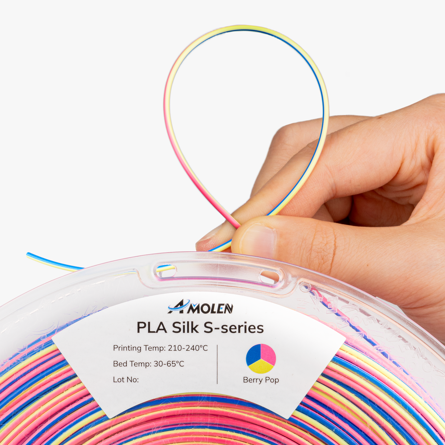 Amolen - PLA Silk S-Series Filament 1.75mm, 1KG/2.2LB