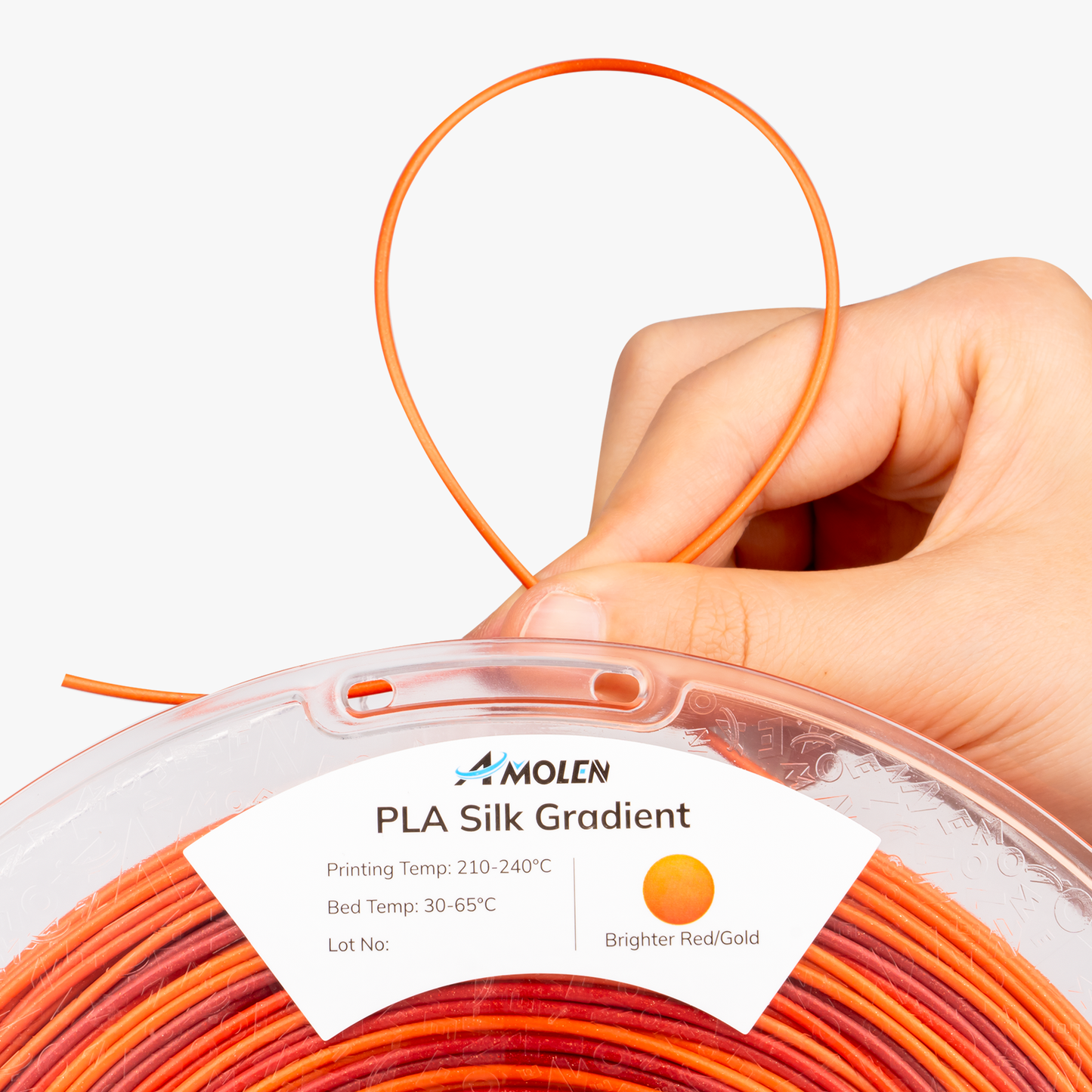 Amolen - PLA Silk Shiny Gradient 1.75mm, 1KG/2.2LB