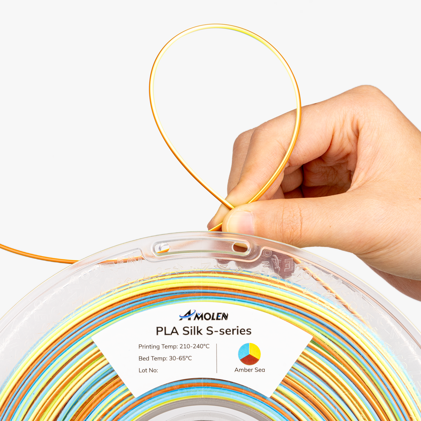Amolen - PLA Silk S-Series Filament 1.75mm, 1KG/2.2LB