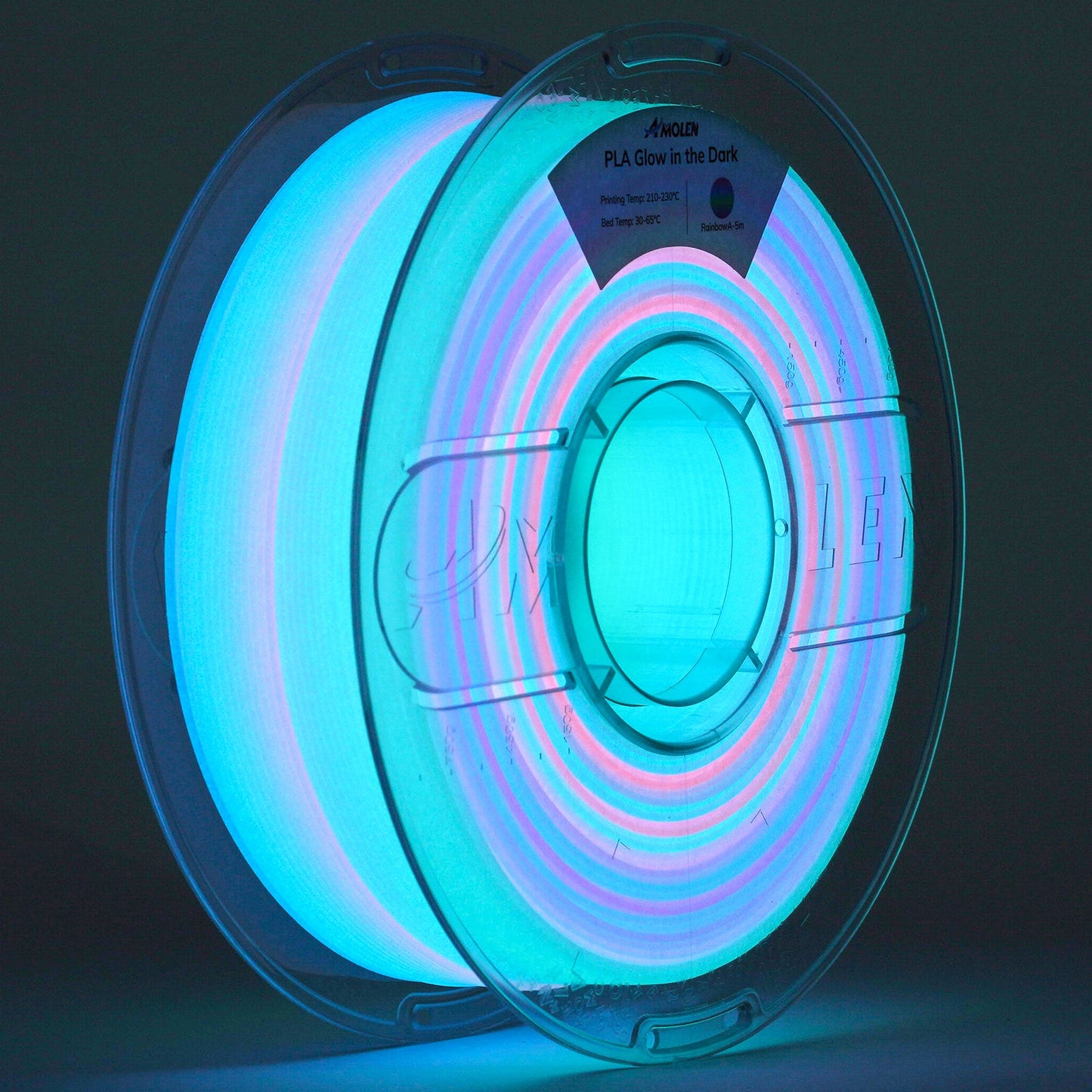 Amolen - PLA Glow-in-the-Dark 1.75mm, 1KG/2.2LB