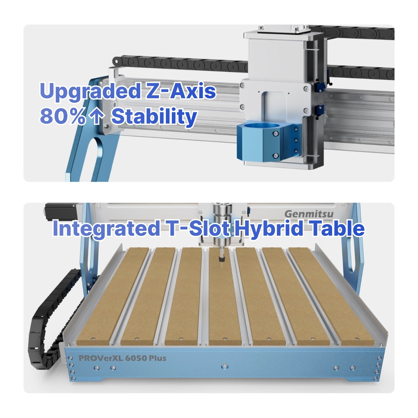 Genmitsu - PROVerXL Heavy-Duty 6050 Plus Benchtop CNC Router Machine