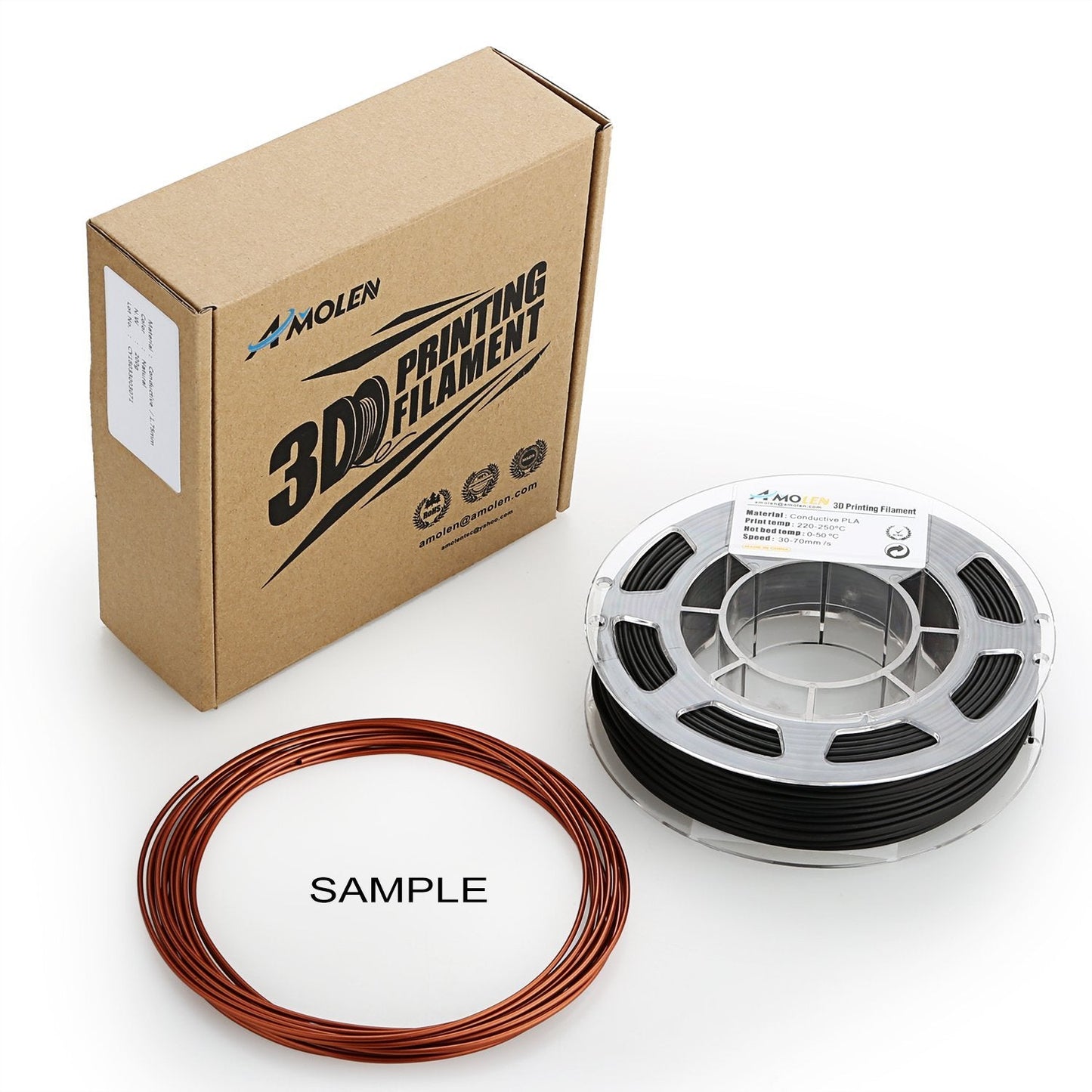 Amolen - PLA Conductive 1.75mm, 200g