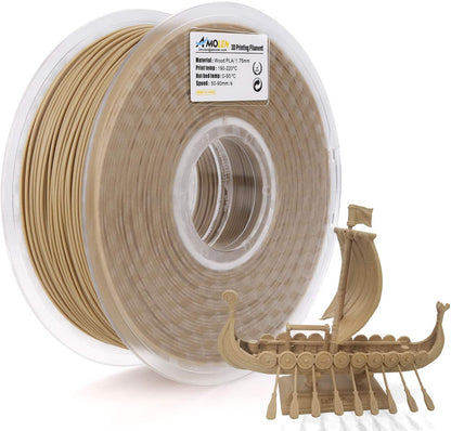 Amolen - PLA Wood 1.75mm, 1KG/2.2LB