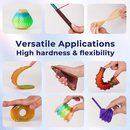 Amolen - TPU Flexible Transparent Multicolor Rainbow Variety Pack (4x200g)