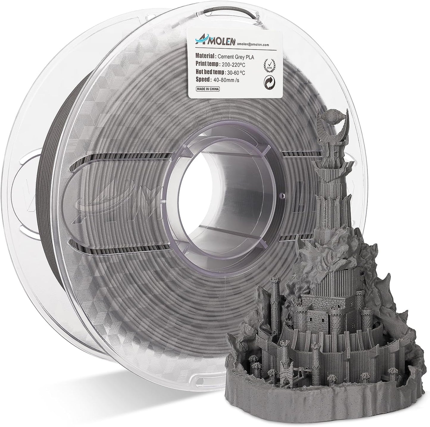 Amolen - PLA Marble 1.75mm, 1KG/2.2LB
