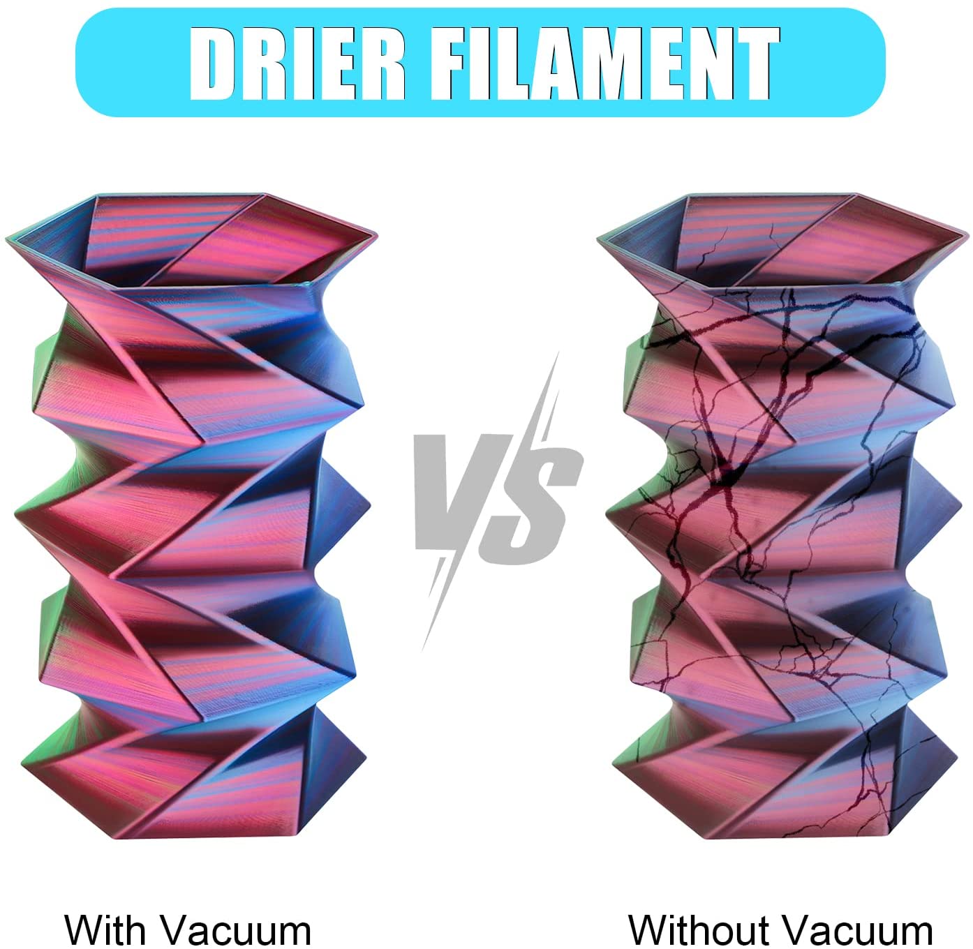 AMOLEN - 3D Printer Filament Vacuum Storage Kit | Moisture-Proof Protection