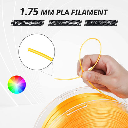 Amolen - PLA Silk Basic Variety Pack (4x200g) - 1.75MM