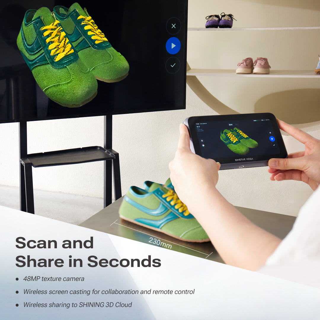 EINSTAR - VEGA-Wireless All-In-One 3D Scanner