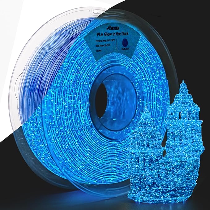 Amolen - PLA Glow-in-the-Dark 1.75mm, 1KG/2.2LB
