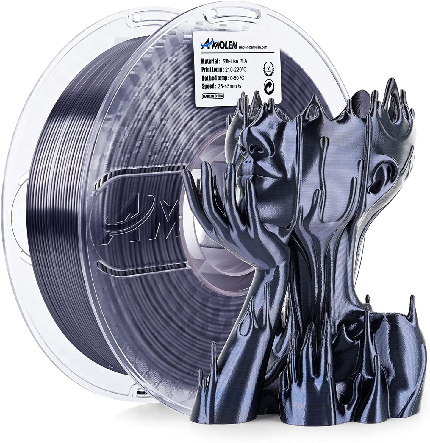 Amolen - PLA Silk Basic 1.75mm, 1KG/2.2LB