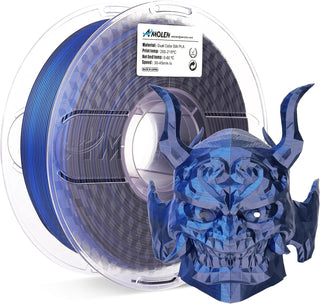 Amolen - PLA Silk Dual Color Filament 1.75mm, 1KG/2.2LB