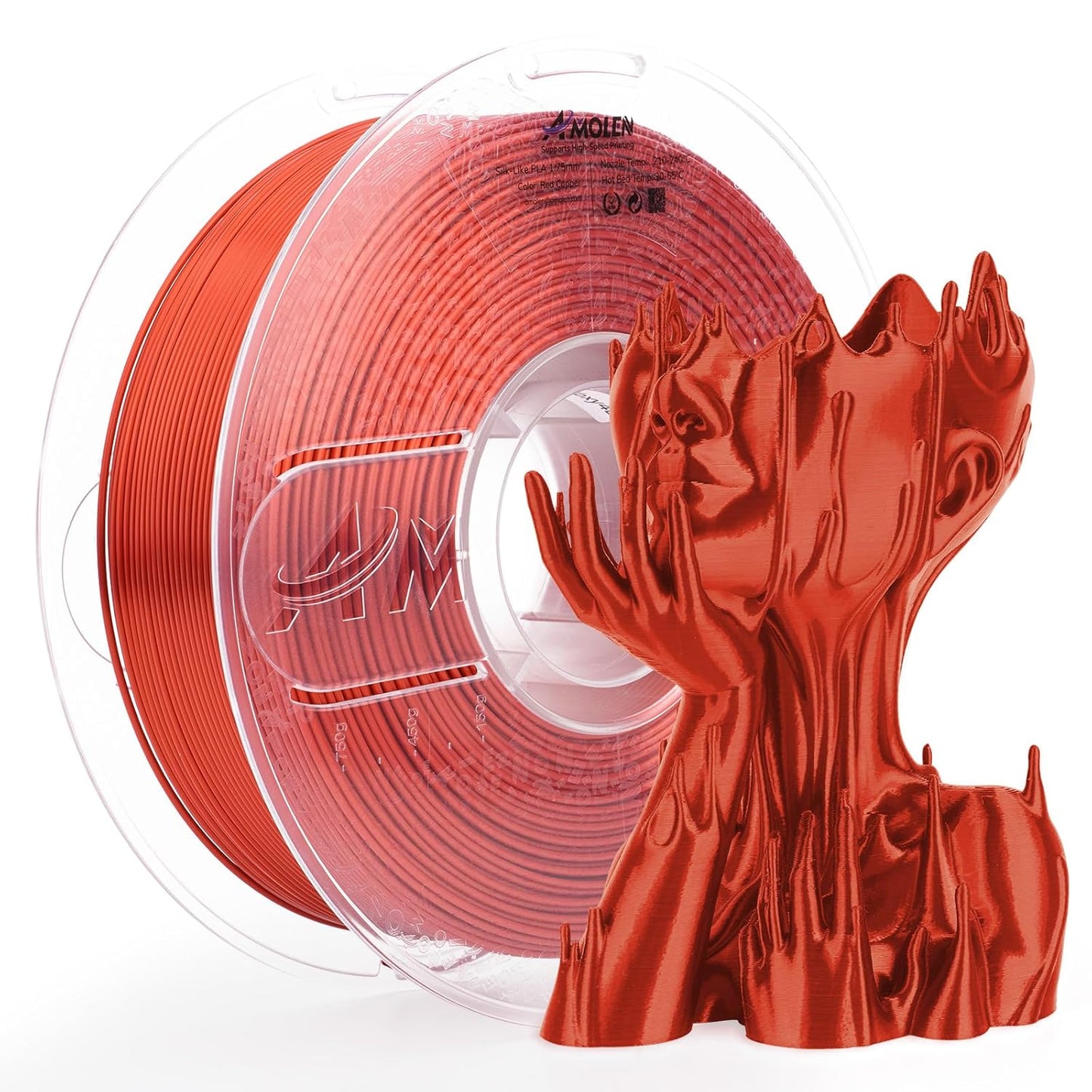 Amolen - PLA Silk Basic 1.75mm, 1KG/2.2LB