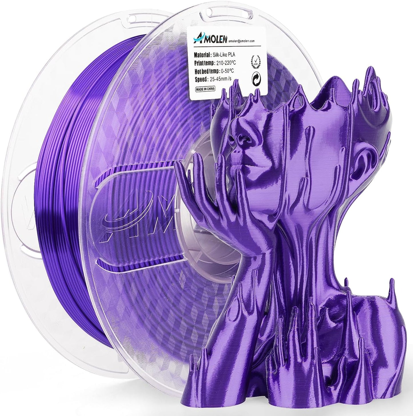 Amolen - PLA Silk Basic 1.75mm, 1KG/2.2LB