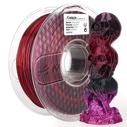 Amolen - PLA Silk Shiny Gradient 1.75mm, 1KG/2.2LB