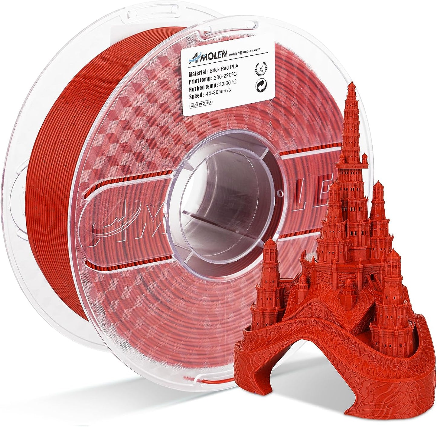 Amolen - PLA Marble 1.75mm, 1KG/2.2LB