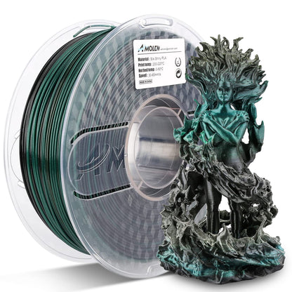 Amolen - PLA Silk Shiny Gradient 1.75mm, 1KG/2.2LB