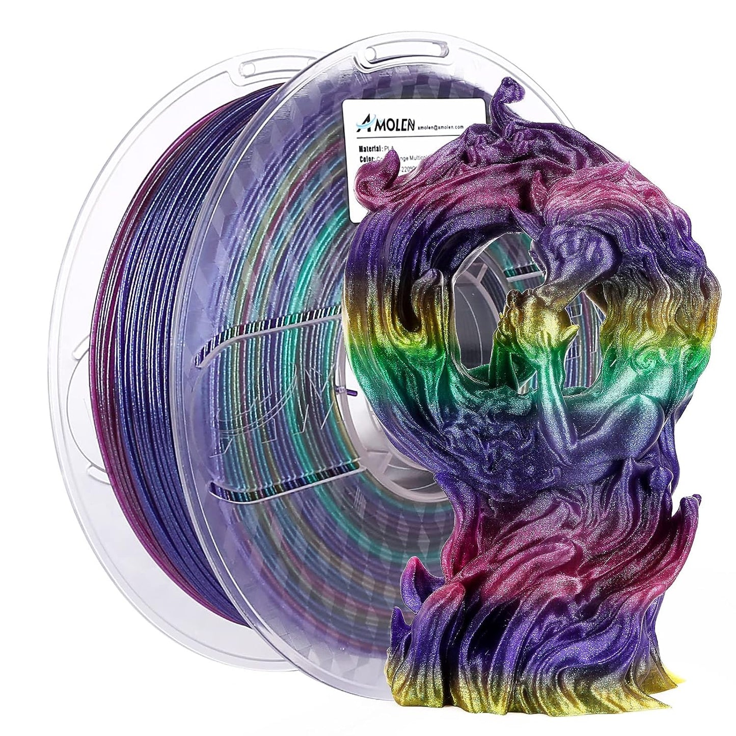 Amolen - PLA Galaxy / Sparkle & Shiny 1.75mm, 1KG/2.2LB