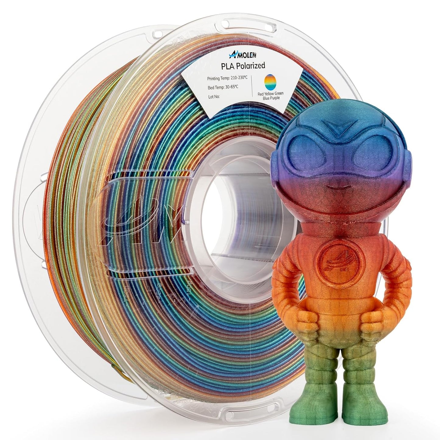 Amolen - PLA Galaxy / Sparkle & Shiny 1.75mm, 1KG/2.2LB