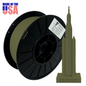 American Filament | Army Green AF PLA+ 3D Printer Filament, 1.75 mm Diameter