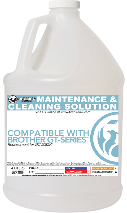 Firebird Ink - Maintenance & Cleaning Solution Compatible With Brother GT-361 & GT-381