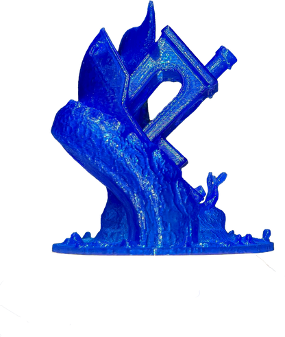 American Filament Transparent Sapphire Blue PCTG Filament (1.75mm, 1kg)