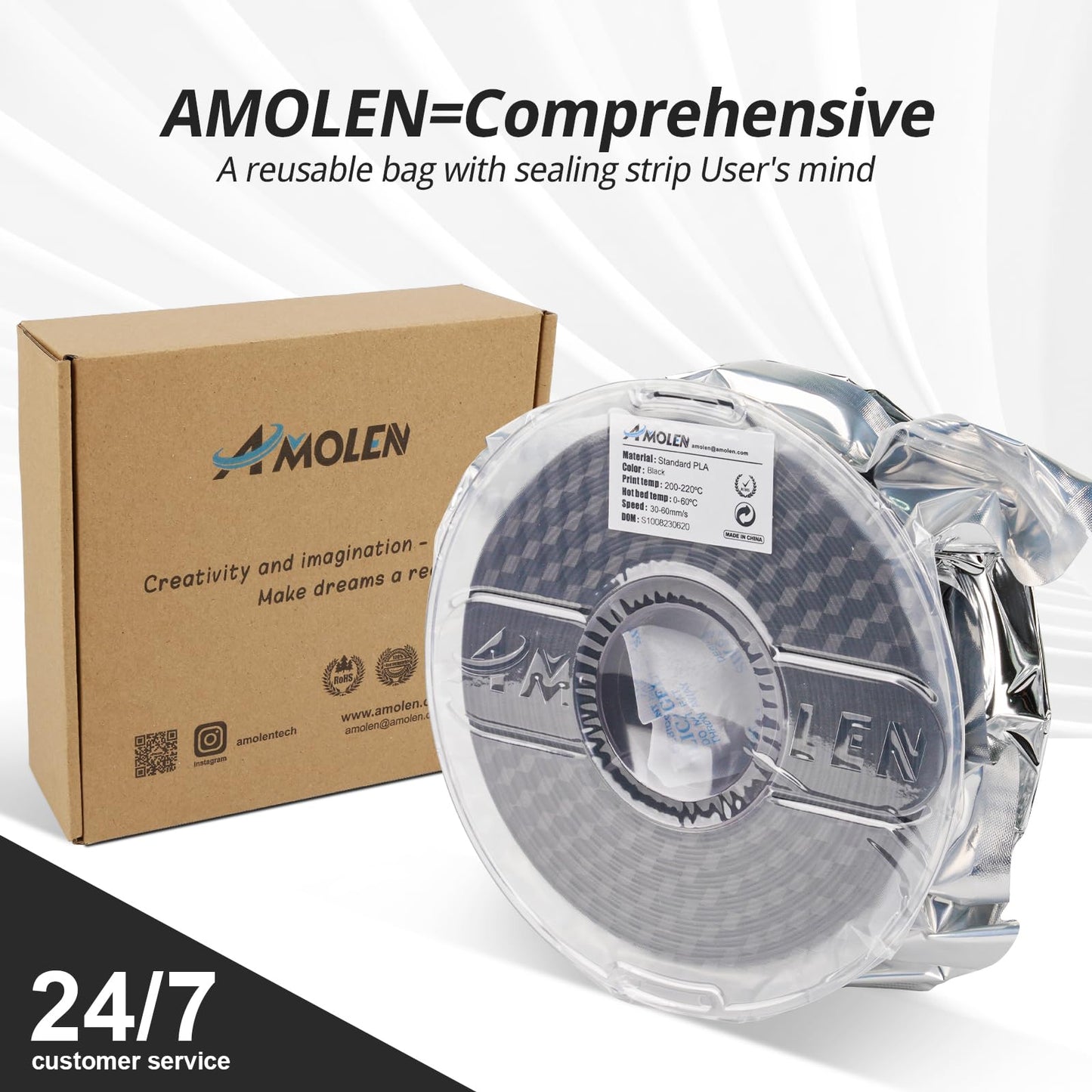 Amolen - PETG Basic Variety Pack (4x200g)