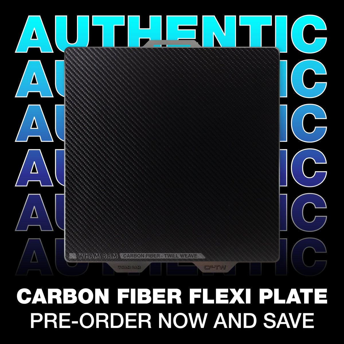 Flexi Plate with Carbon Fiber - Creality K1 and K1C - 235 x 235 mm