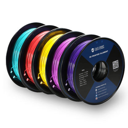 SainSmart - Neon Color TPU Filament Bundle Kit - Cyberpunk Series (1.75mm, 0.8kg x 5 Spools)