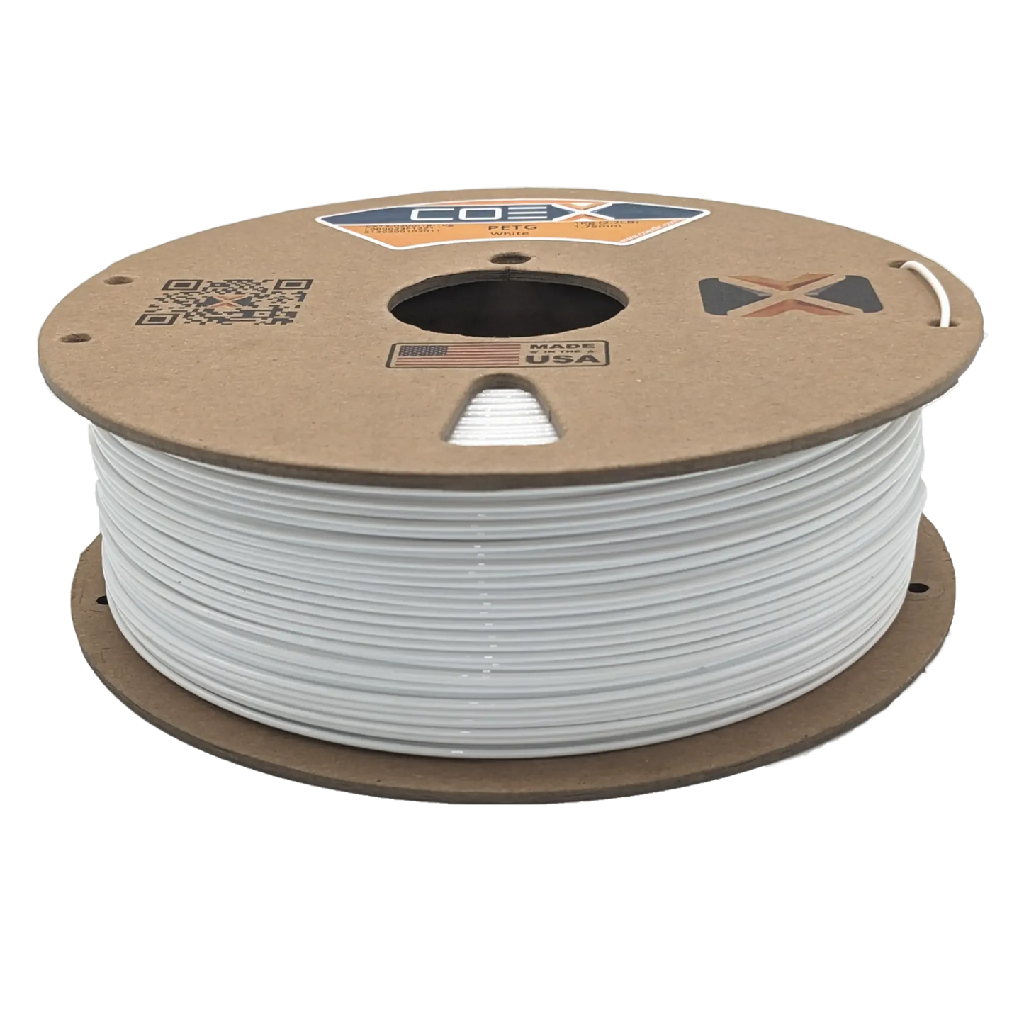 COEX 3D - White PETG Filament | Premium Engineering-Grade