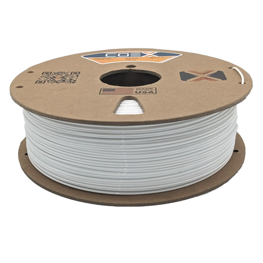 COEX 3D - White PETG Filament | Premium Engineering-Grade