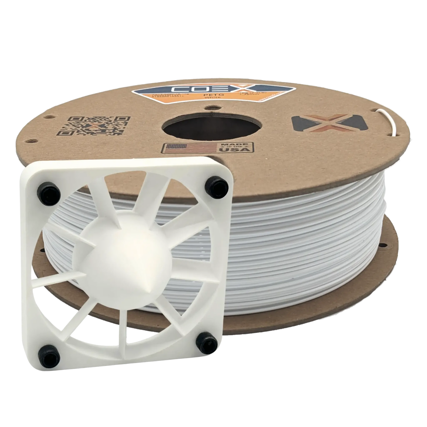 COEX 3D - White PETG Filament | Premium Engineering-Grade