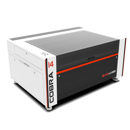OneLaser Cobra™ 14 Workshop Essential 130W CO2 Glass Laser Engraver & Cutter
