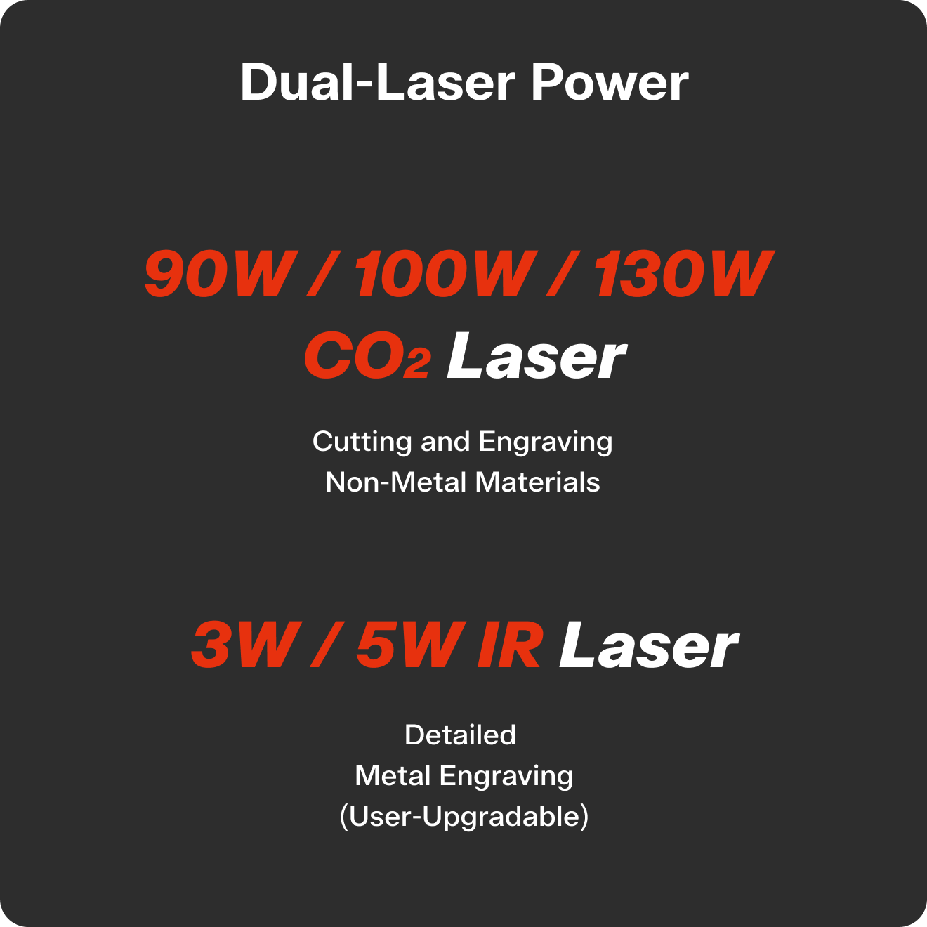OneLaser Cobra™ 14 Workshop Essential 130W CO2 Glass Laser Engraver & Cutter