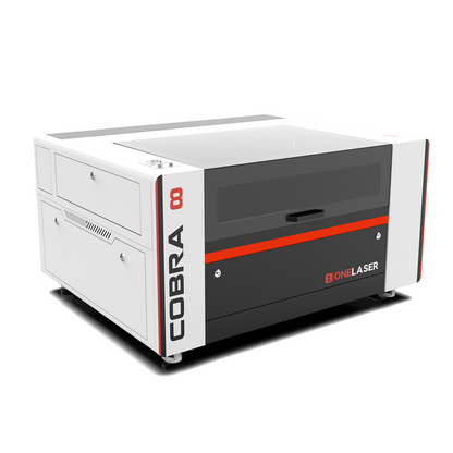 OneLaser Cobra™ 8 Workshop Essential 90W CO2 Glass Laser Engraver & Cutter