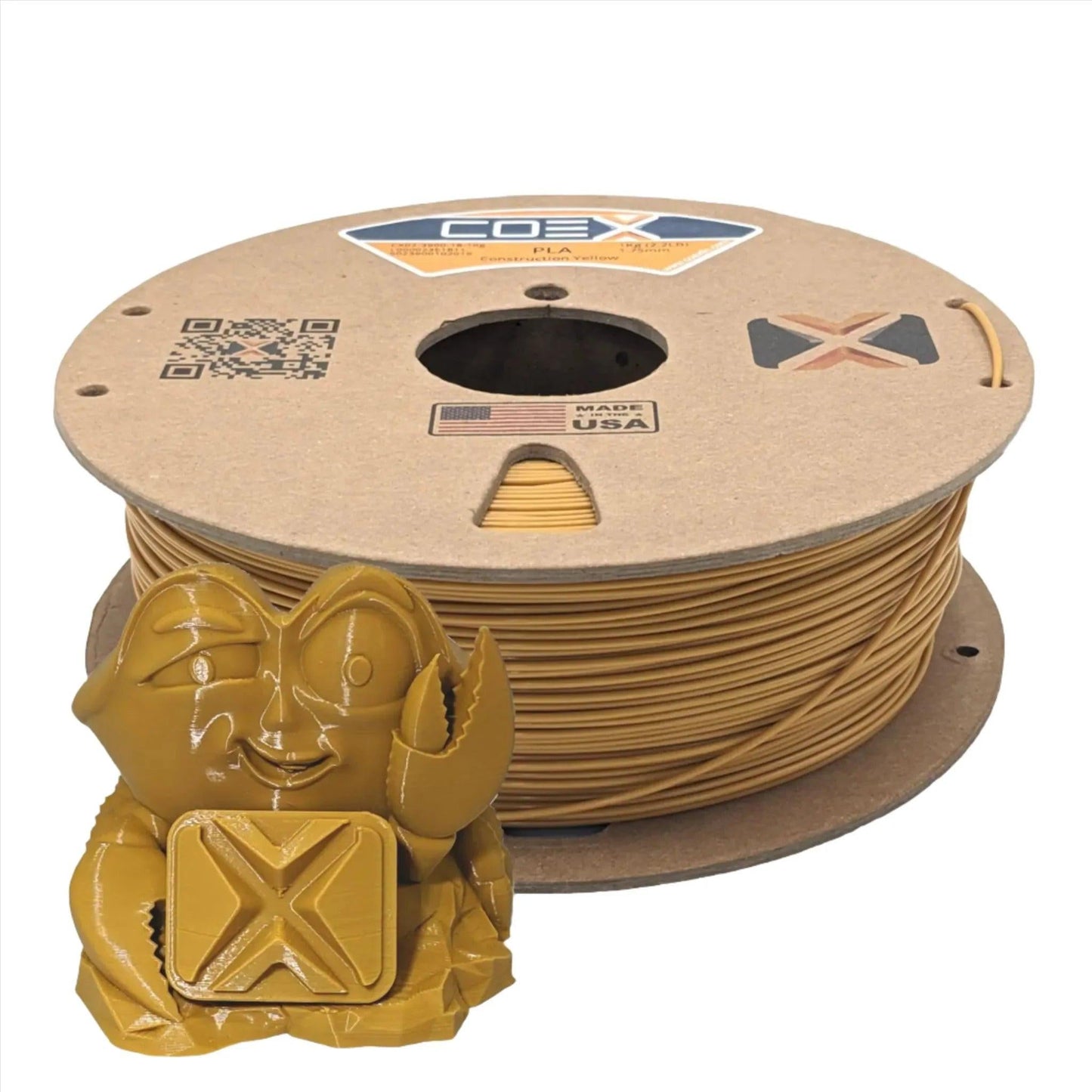 COEX 3D - Construction Yellow PLA Filament