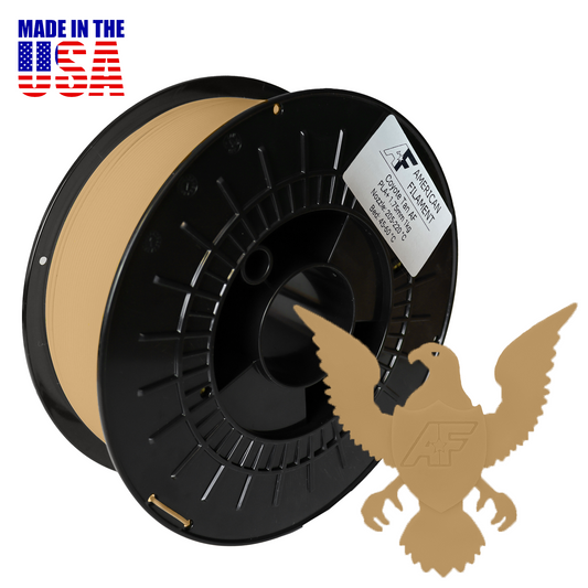 American Filament - Coyote Tan PLA+ Filament | 1.75mm Professional-Grade