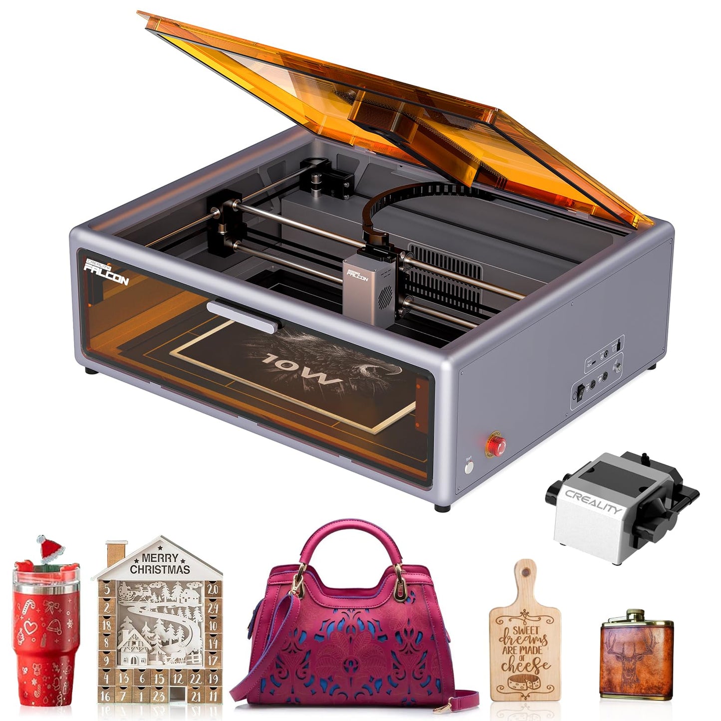 Creality - Falcon A1 10W Enclosed Laser Engraver Machine