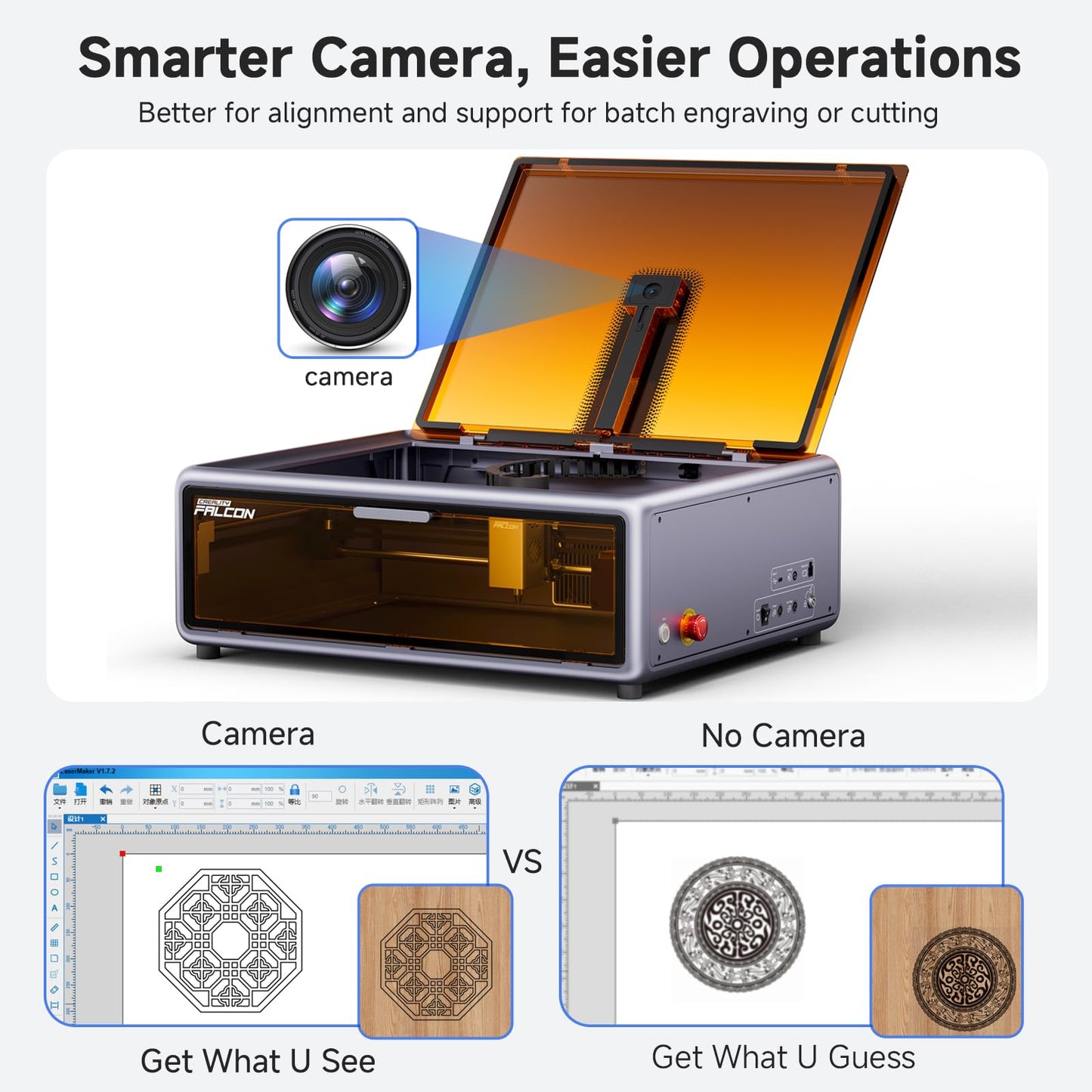 Creality - Falcon A1 10W Enclosed Laser Engraver Machine