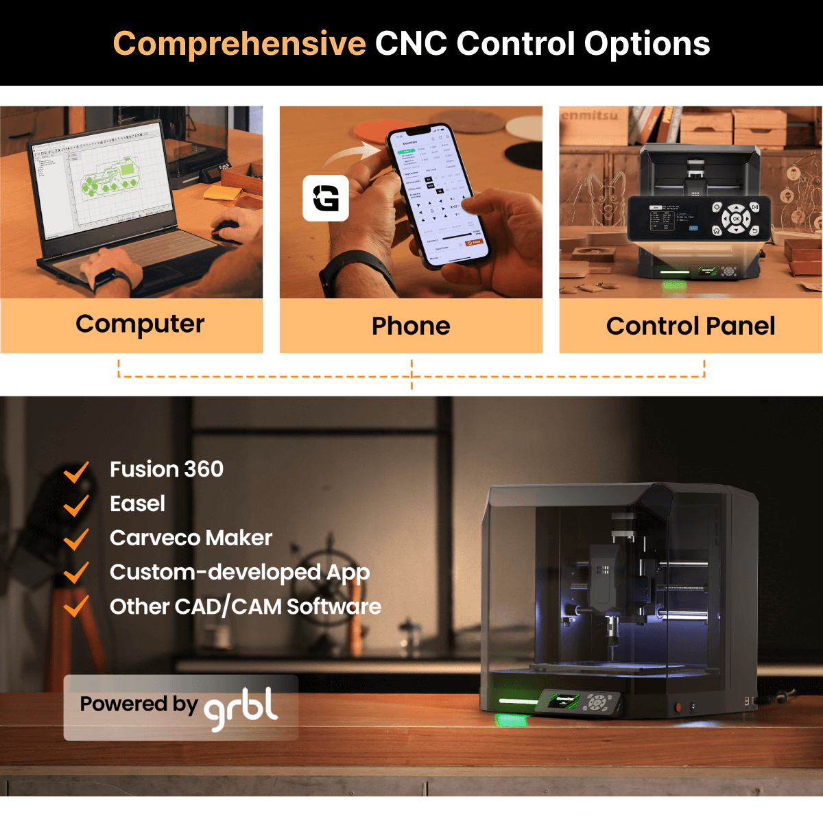 Genmitsu - Cubiko Smart Desktop CNC Router & Engraver