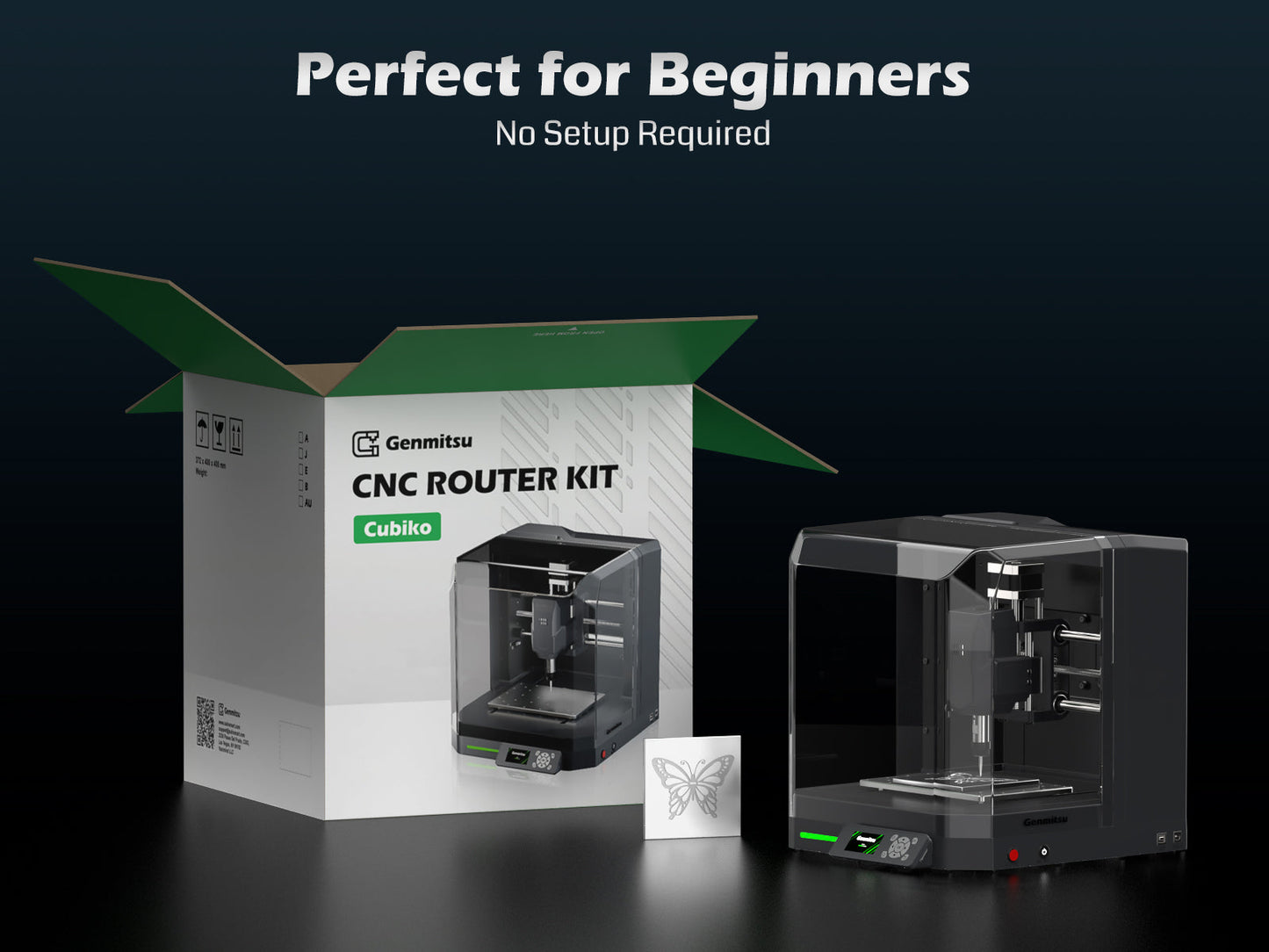 Genmitsu - Cubiko Smart Desktop CNC Router & Engraver