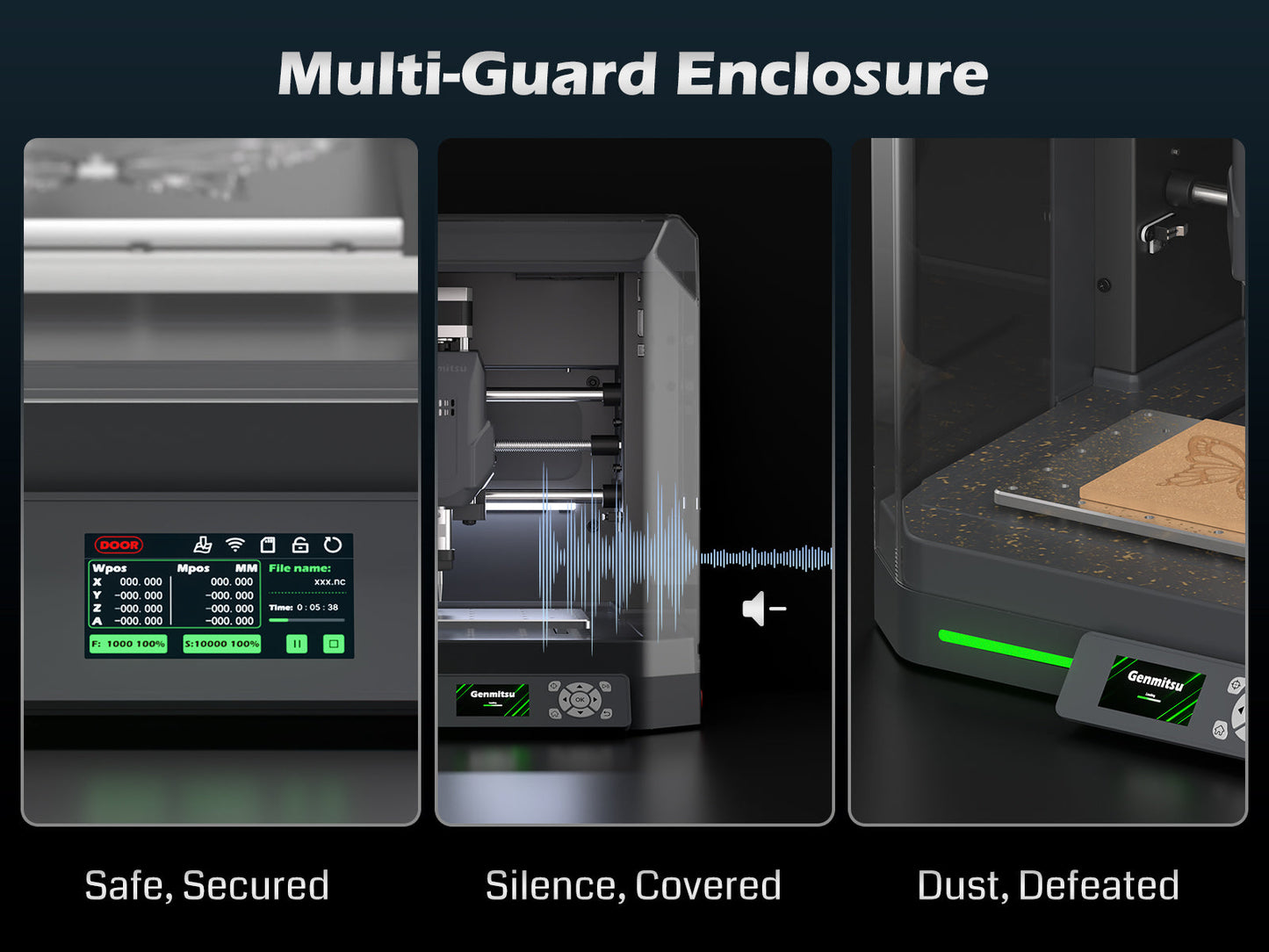 Genmitsu - Cubiko Smart Desktop CNC Router & Engraver