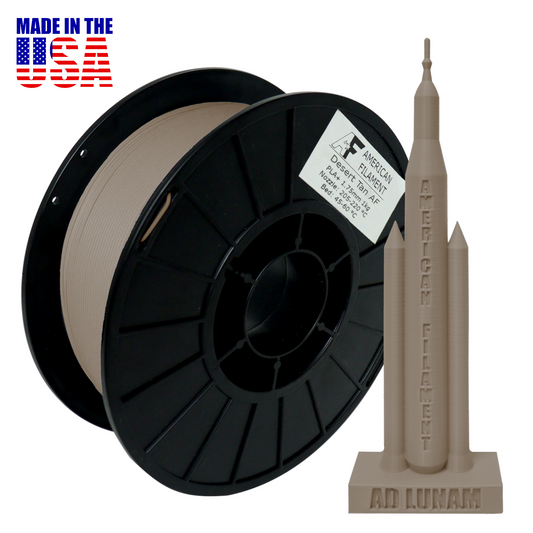 American FIlament | Desert Tan AF PLA+ 3D Printer Filament, 1.75 mm Diameter