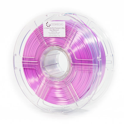 Cookiecad - SILK Dual Mermaid (emerald - purple) PLA Filament 1.75mm, 1kg