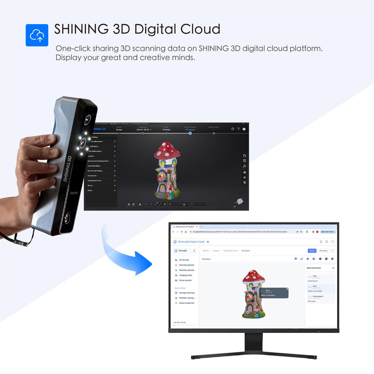 EINSTAR - Prosumer Portable 3D Scanner
